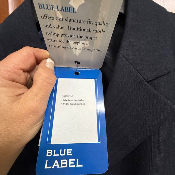 R.J.Classics Equestrian Hunt Coat in Navy Blue (Size 8L) - Picture 3 of 6